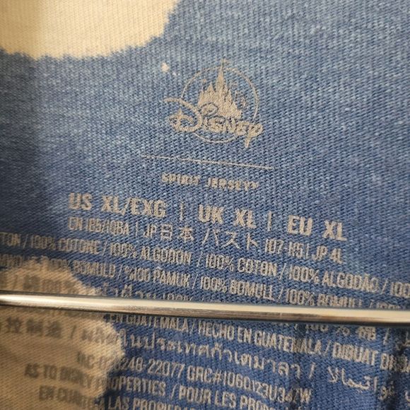 Disneyland Adult Size XL Bleach Spotting Design Long Sleeve Spirit Jersey New - Picture 4 of 5